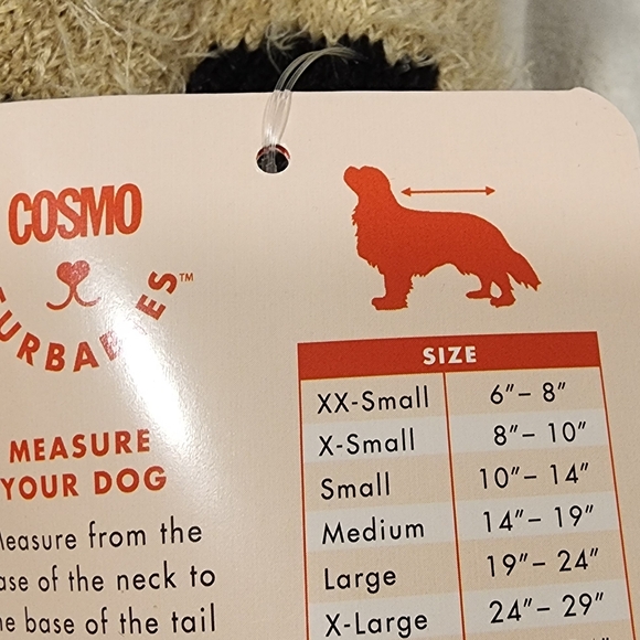 Leopard print fuzzy dog sweater medium size - Picture 3 of 4